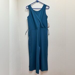 NWT Title Nice Blue Round Trip Sleeveless Jumpsuit Size XS